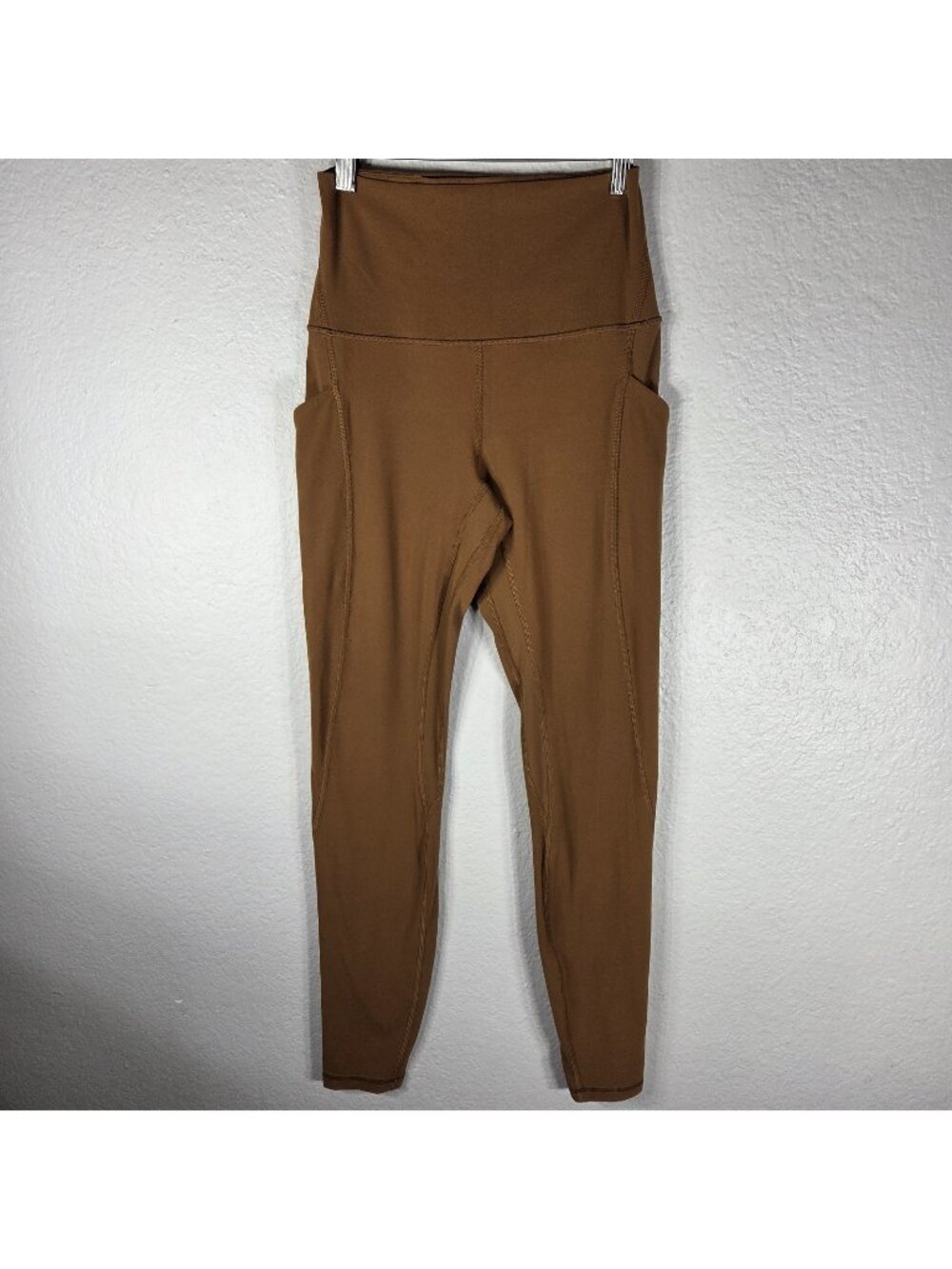 Lululemon Align High Rise Pant Leggings Pockets Woman’s Size 4 Cooper Brown